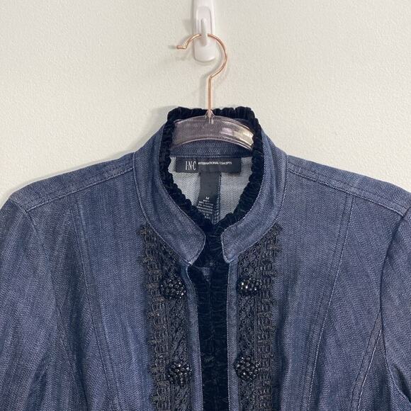 I.N.C. International Concepts Jean Jacket Women's Medium - Picture 2 of 12